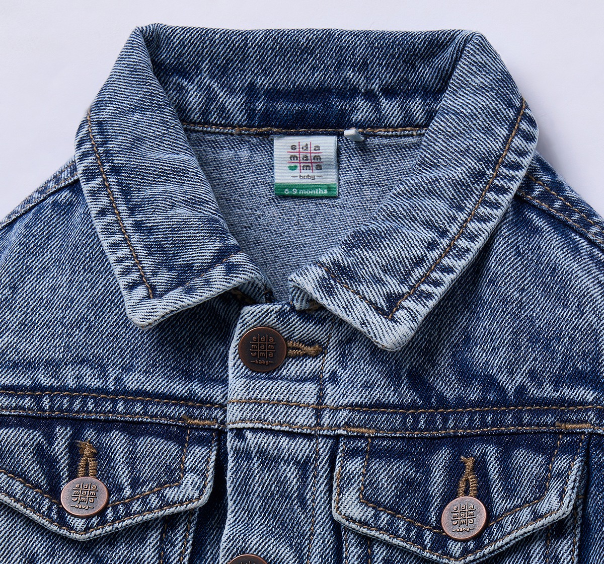 Ed-a-Mamma Infant Girls Jacket Blue