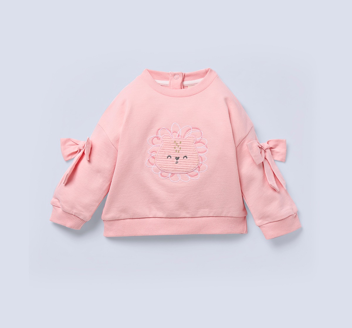 Ed-a-Mamma Infant Girls Sweatshirt Pink
