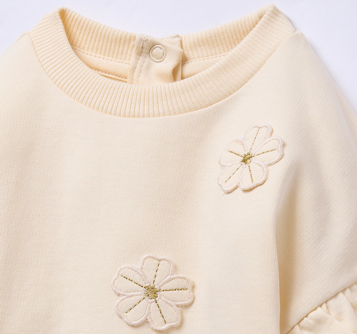Ed-a-Mamma Infant Girls Sweatshirt Off White