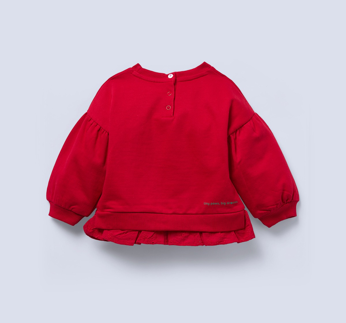 Ed-a-Mamma Infant Girls Sweatshirt Red