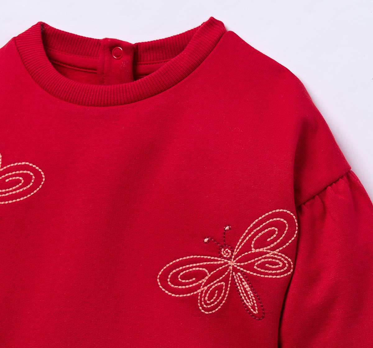 Ed-a-Mamma Infant Girls Sweatshirt Red