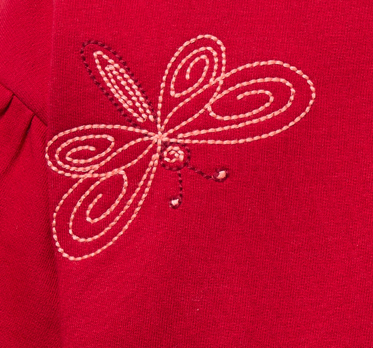 Ed-a-Mamma Infant Girls Sweatshirt Red
