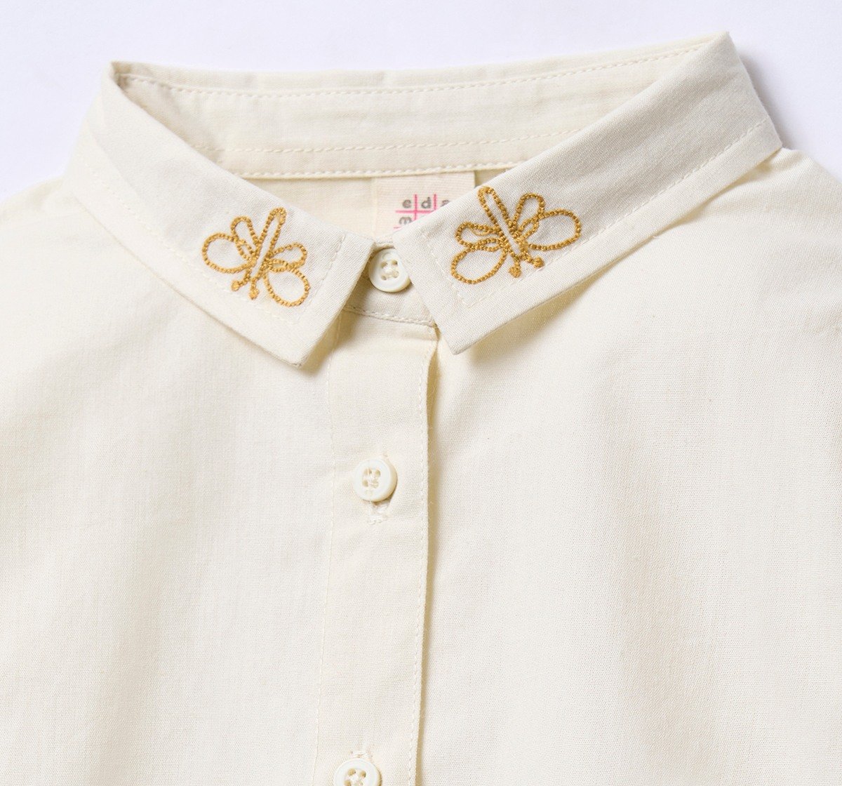 Ed-a-Mamma Infant Girls Tops Off White