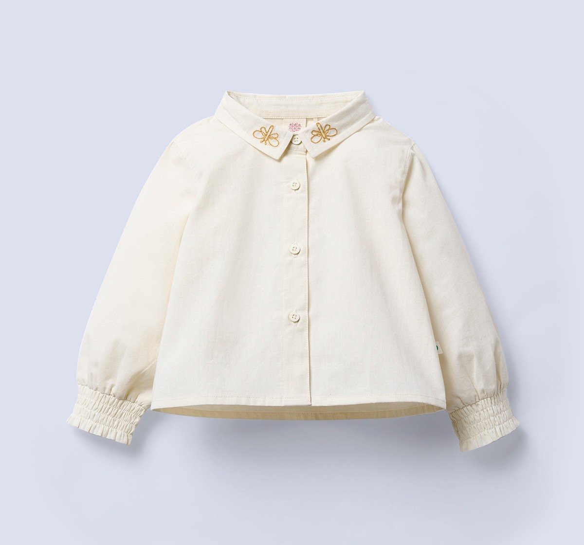 Ed-a-Mamma Infant Girls Tops Off White