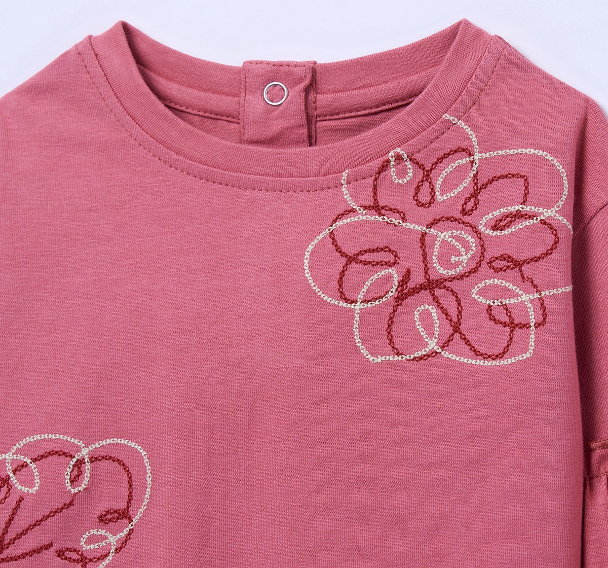 Ed-a-Mamma Infant Girls T-Shirt Red