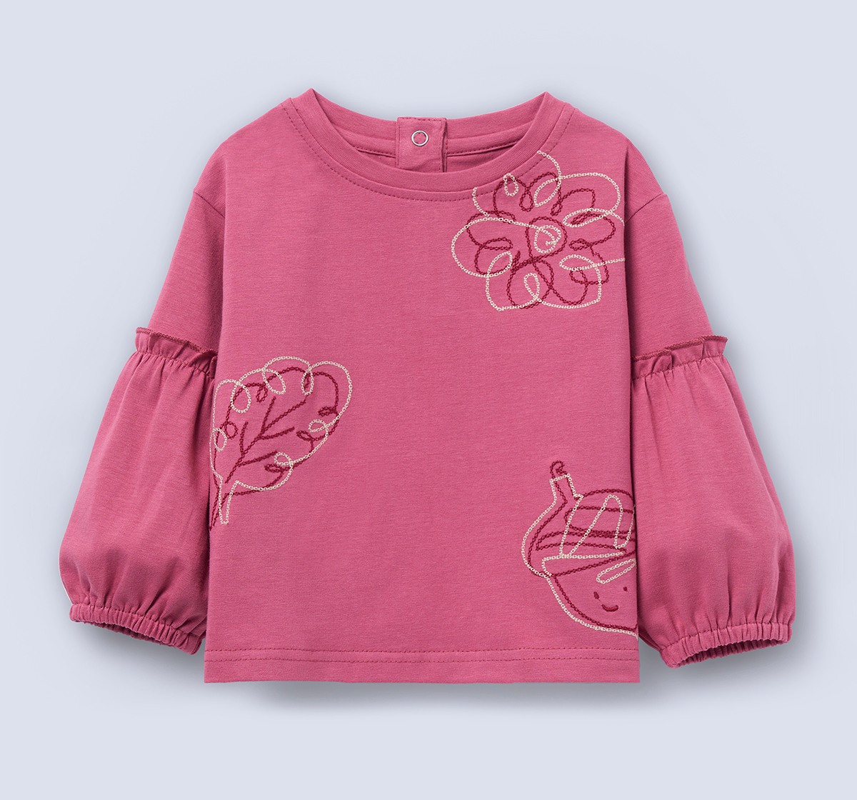 Ed-a-Mamma Infant Girls T-Shirt Red