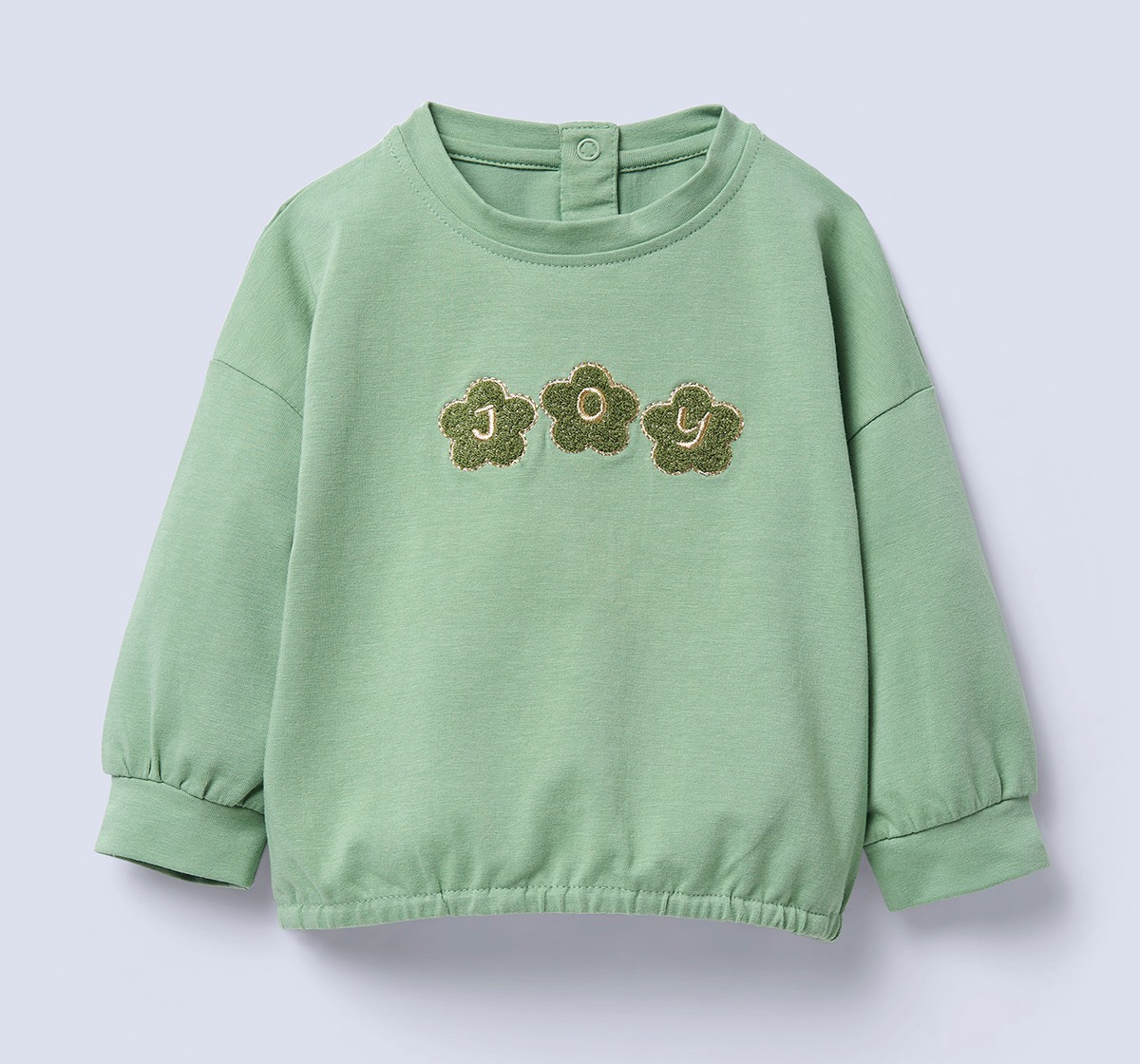 Ed-a-Mamma Infant Girls T-Shirt Green