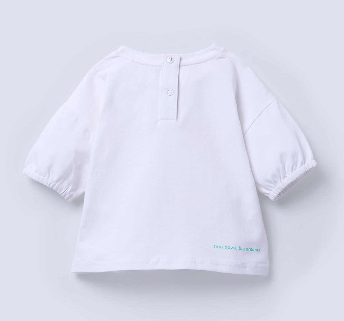 Ed-a-Mamma Infant Girls T-Shirt White