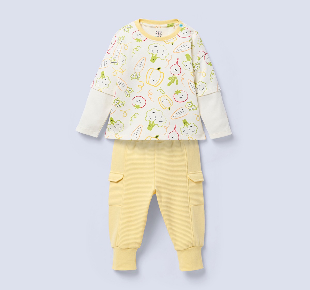 Ed-a-Mamma Infant Unisex Set Yellow
