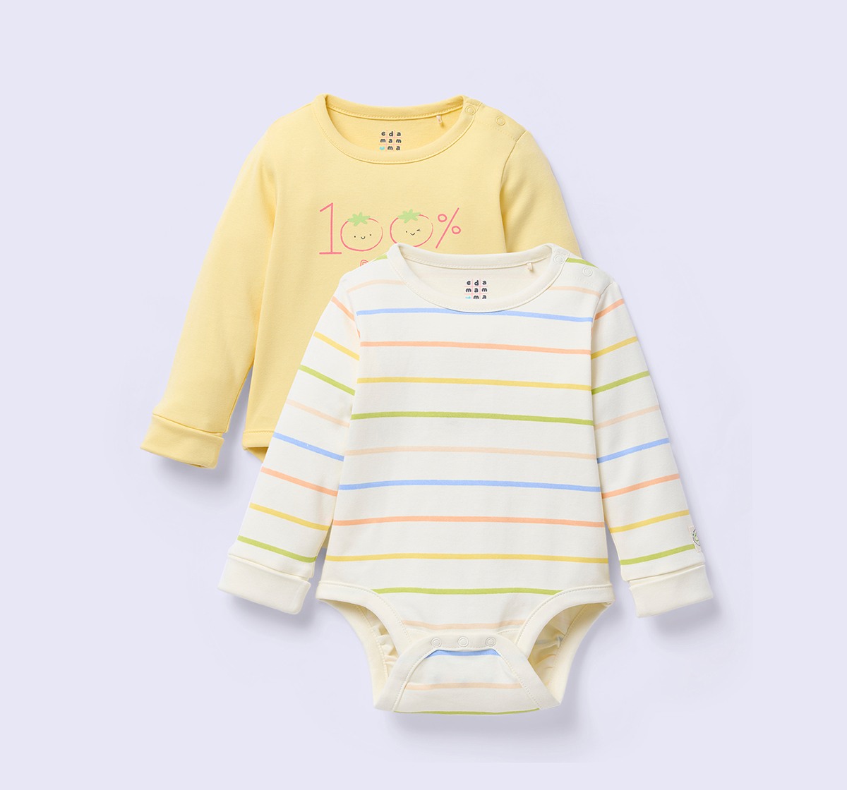 Ed-a-Mamma Infant Unisex Bodysuit Multicolor