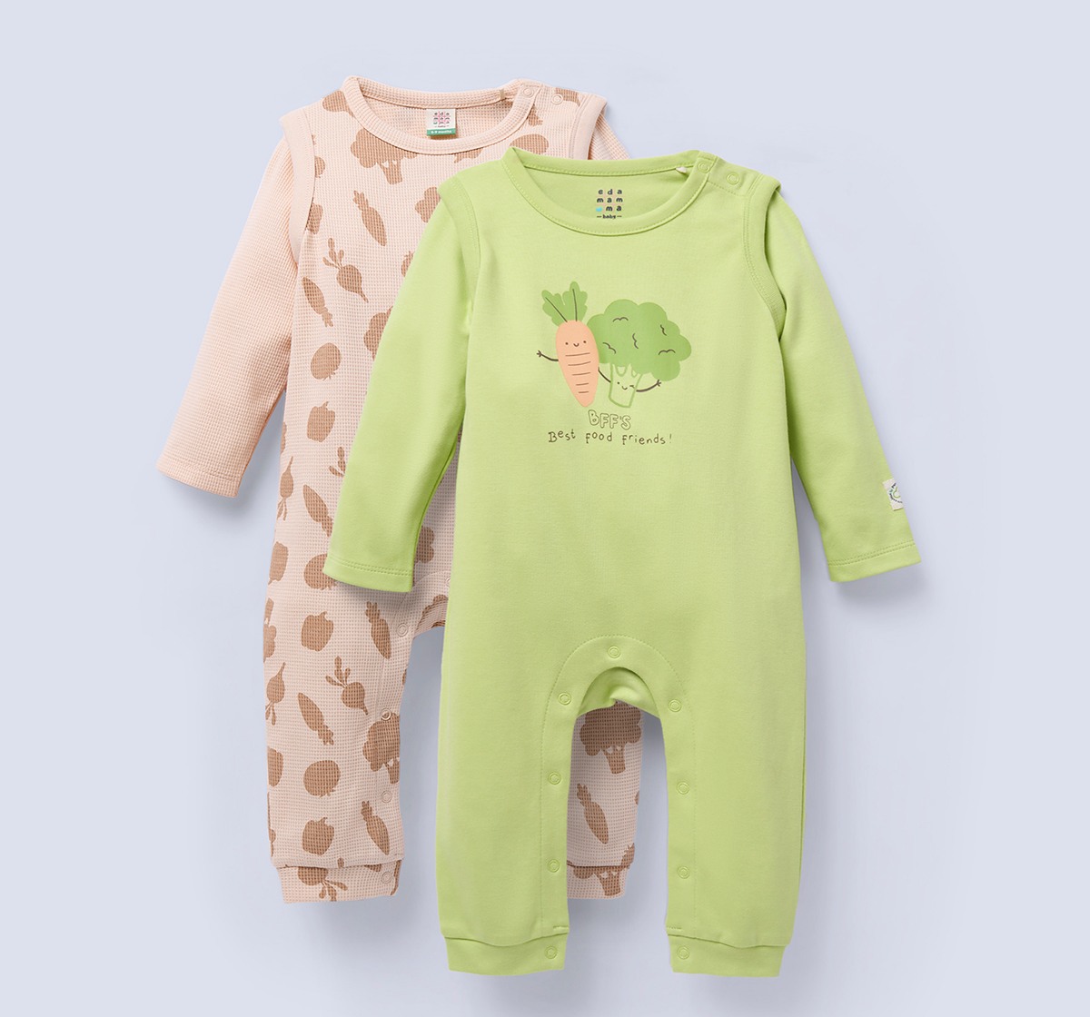 Ed-a-Mamma Infant Unisex Romper Multicolor