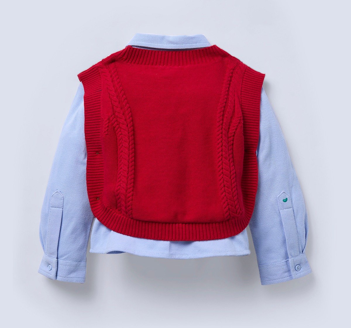 Ed-a-Mamma Infant Boys Shirt Red