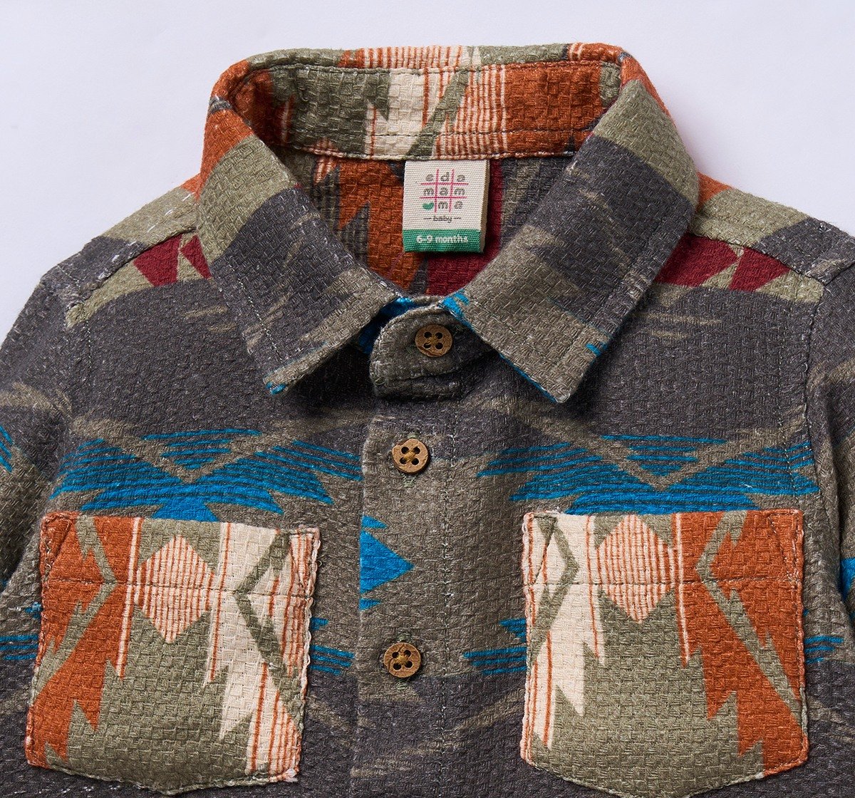 Ed-a-Mamma Infant Boys Shirt Multicolor