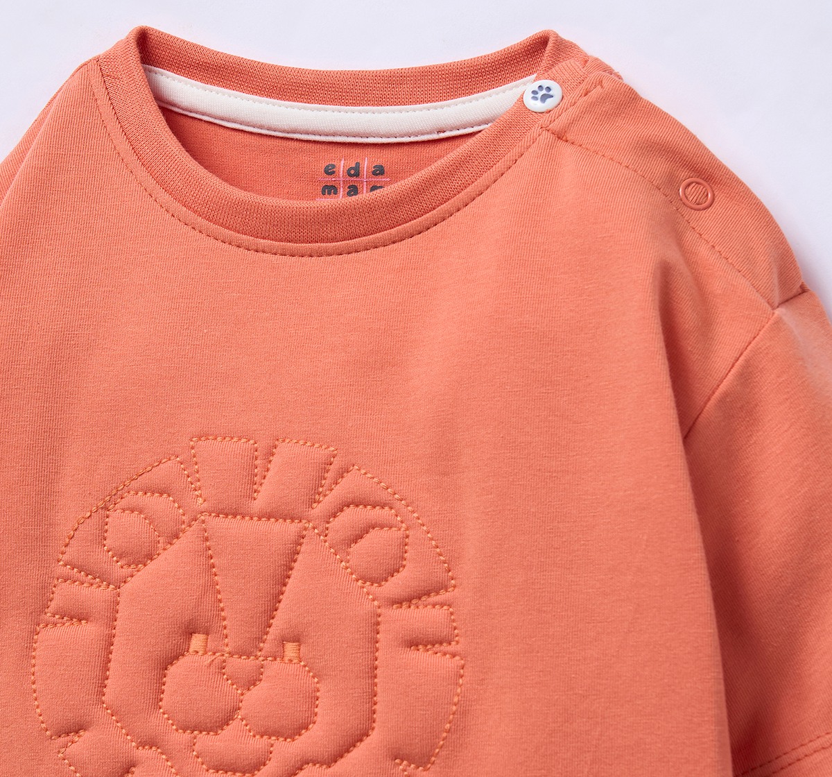 Ed-a-Mamma Infant Boys T-Shirt Orange