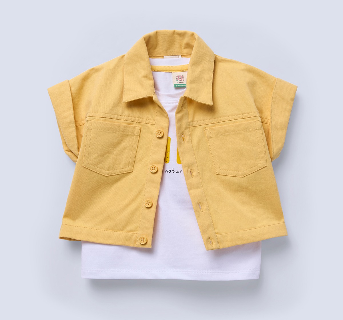 Ed-a-Mamma Infant GIrls Set Yellow