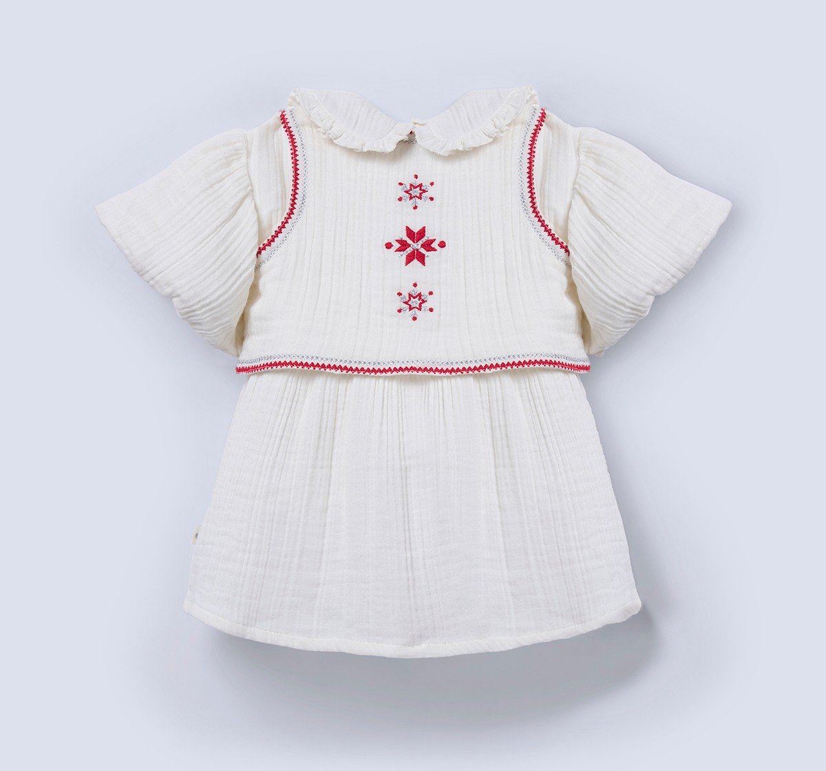 Ed-a-Mamma Infant GIrls Dress White