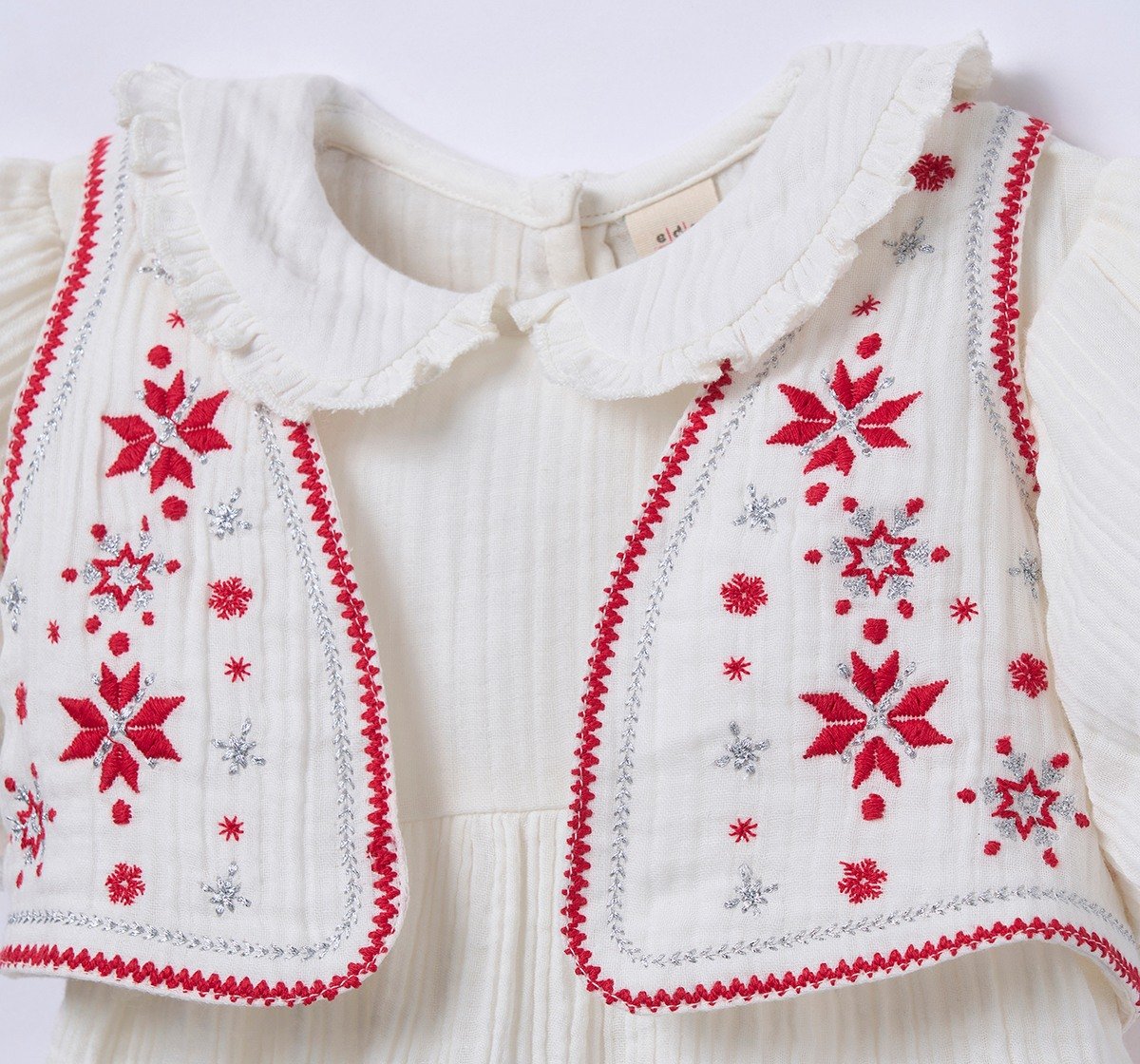 Ed-a-Mamma Infant GIrls Dress White