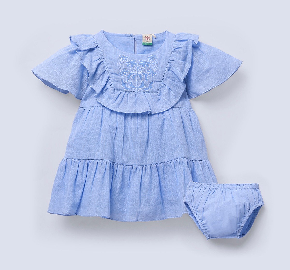 Ed-a-Mamma Infant GIrls Dress Blue