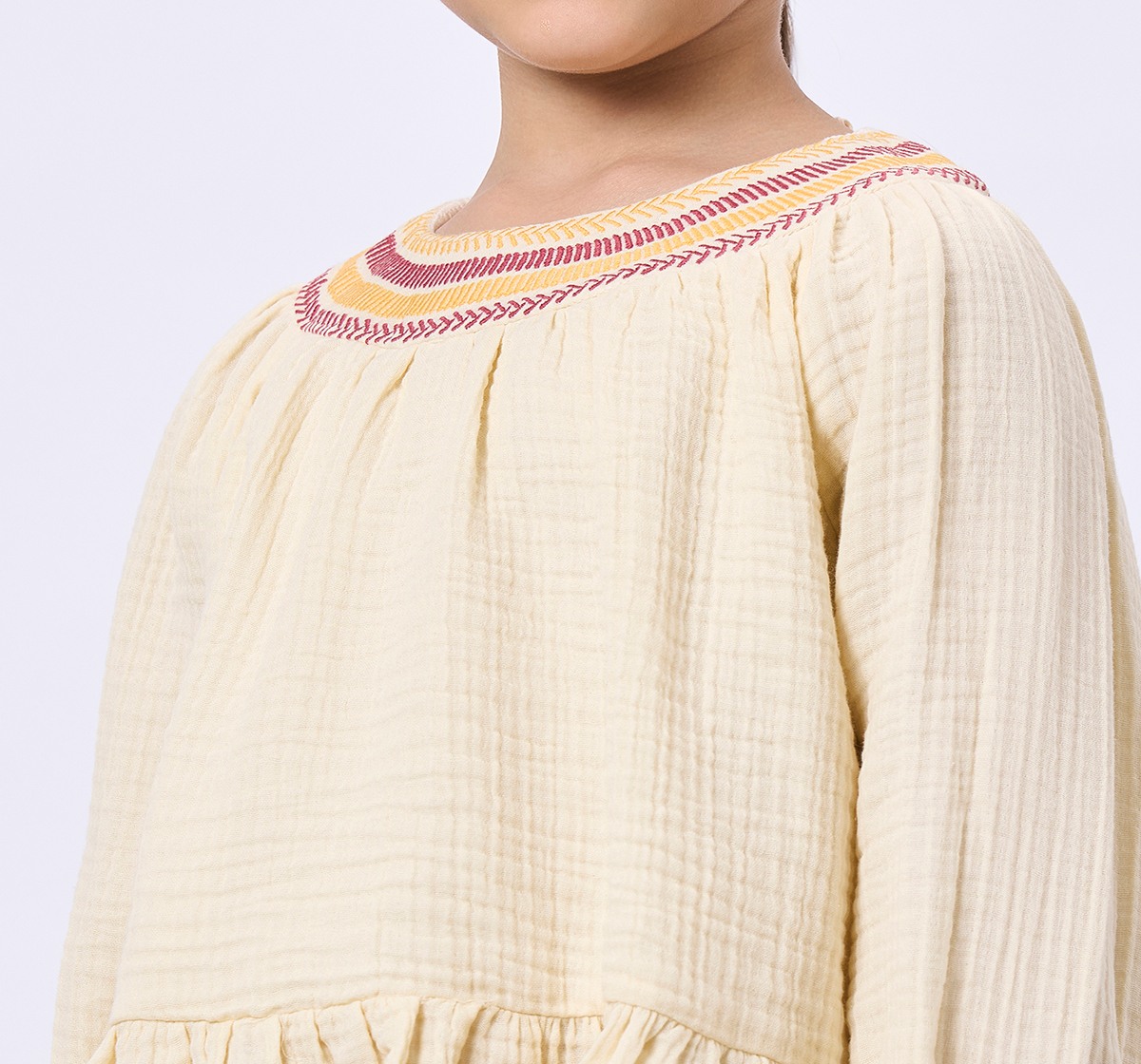 Ed-A-Mamma Kids Girls Co-Ordinate Set Offwhite