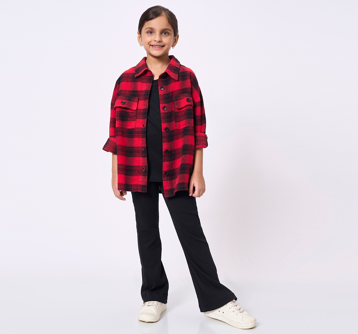 ED-A-MAMMA Kids Girls Set RED & BLACK
