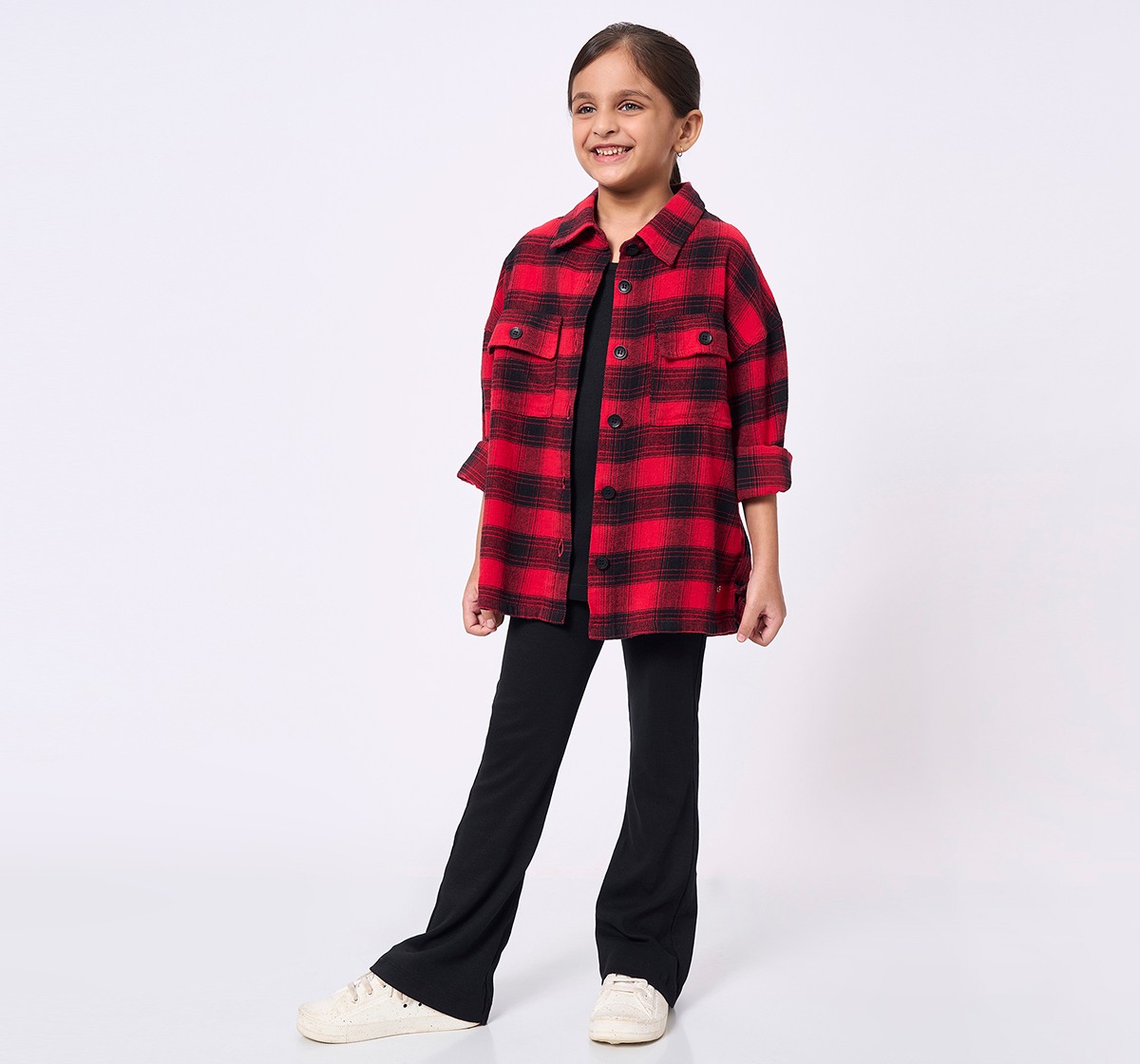 ED-A-MAMMA Kids Girls Set RED & BLACK