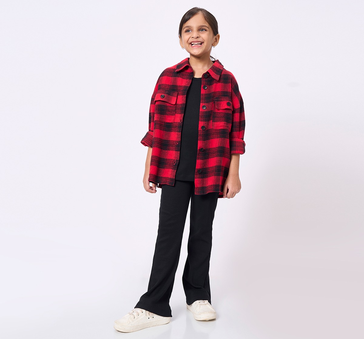 ED-A-MAMMA Kids Girls Set RED & BLACK