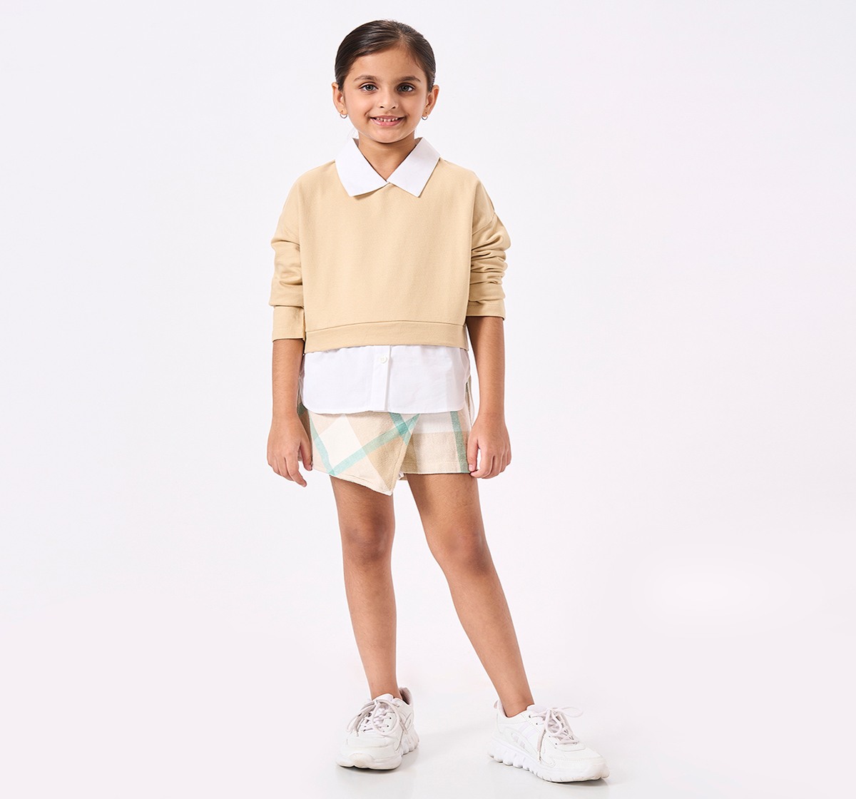 Ed-a-Mamma Kids Girls Set Beige