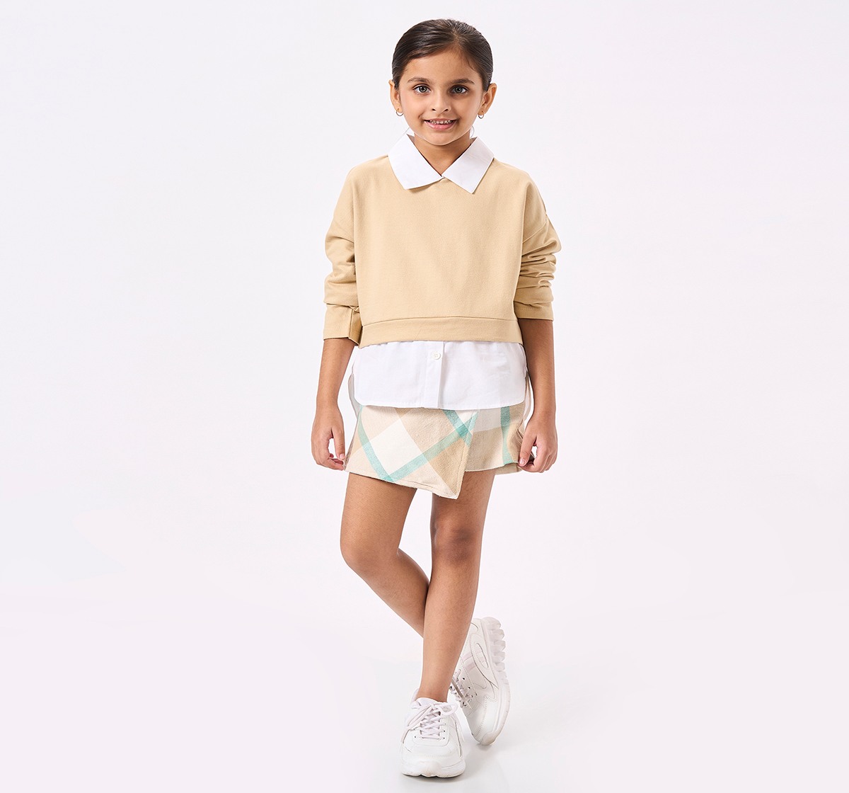 Ed-a-Mamma Kids Girls Set Beige