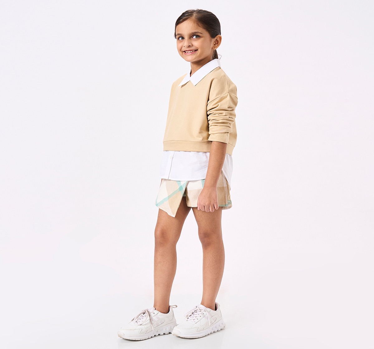 Ed-a-Mamma Kids Girls Set Beige