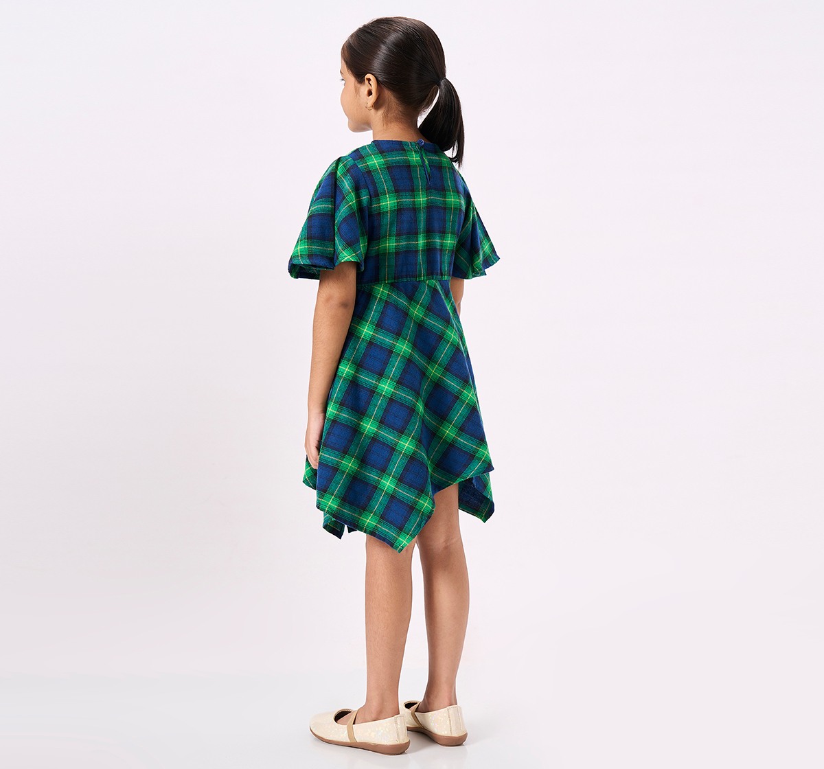 Ed-a-Mamma Kids Girls Dress Green