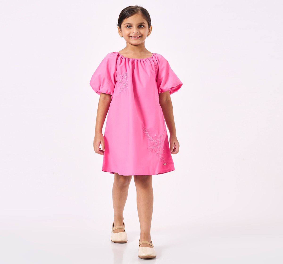 Ed-a-Mamma Kids Girls Dress Pink
