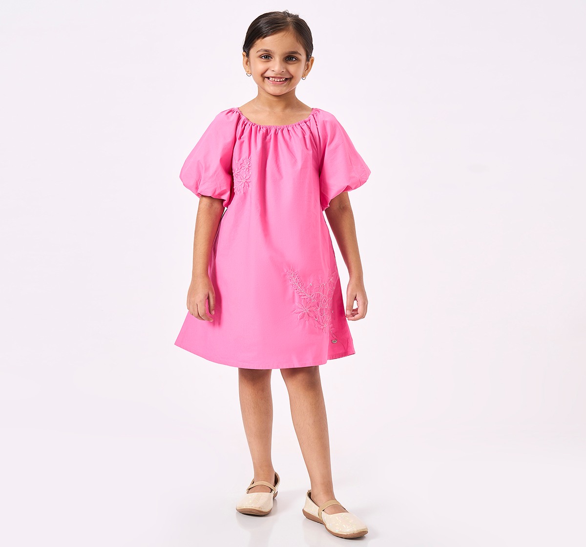 Ed-a-Mamma Kids Girls Dress Pink