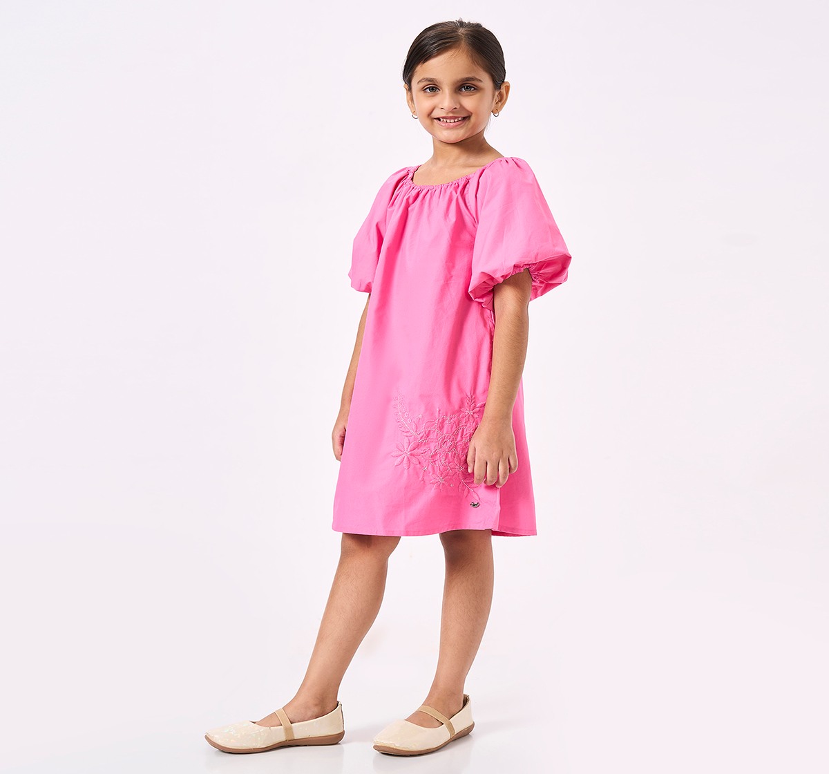 Ed-a-Mamma Kids Girls Dress Pink