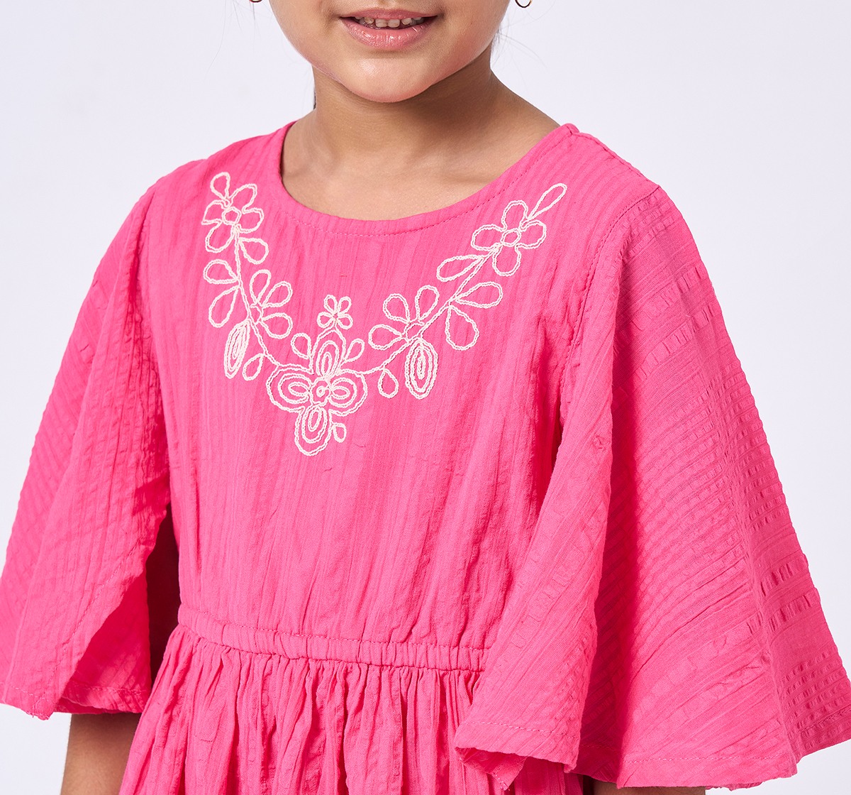 Ed-a-Mamma Kids Girls Dress Pink