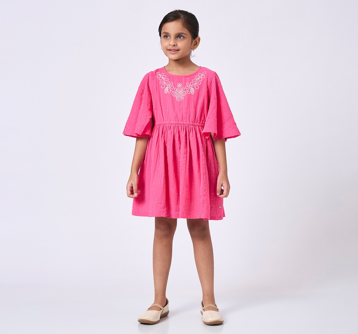 Ed-a-Mamma Kids Girls Dress Pink