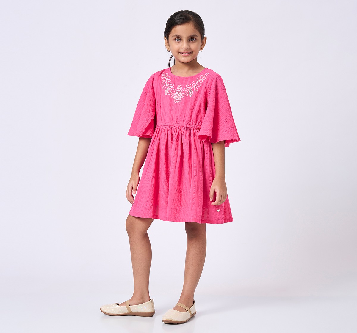 Ed-a-Mamma Kids Girls Dress Pink