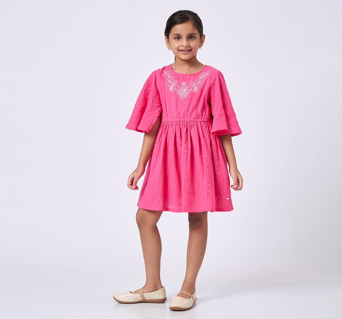 Ed-a-Mamma Kids Girls Dress Pink