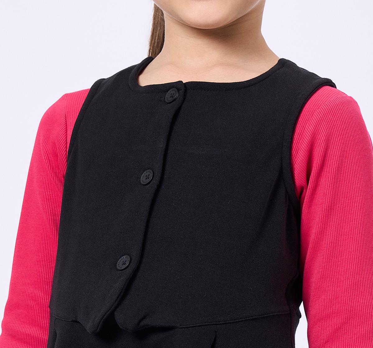 Ed-A-Mamma Kids Girls Dress Black