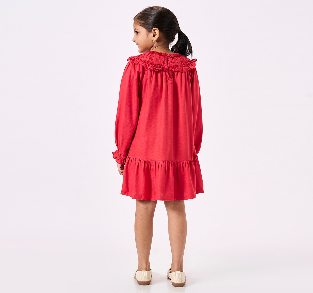Ed-a-Mamma Kids Girls Dress Red