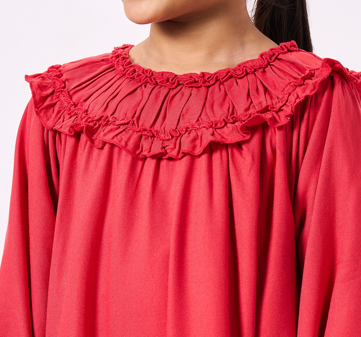 Ed-a-Mamma Kids Girls Dress Red