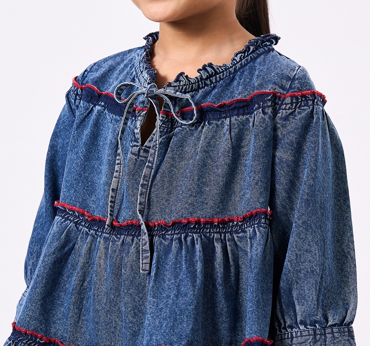Ed-a-Mamma Kids Girls Dress Blue