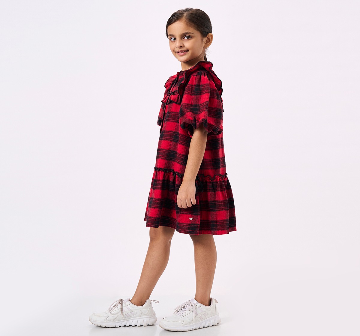Ed-a-Mamma Kids Girls Dress Red