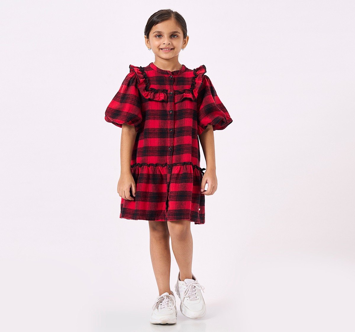 Ed-a-Mamma Kids Girls Dress Red