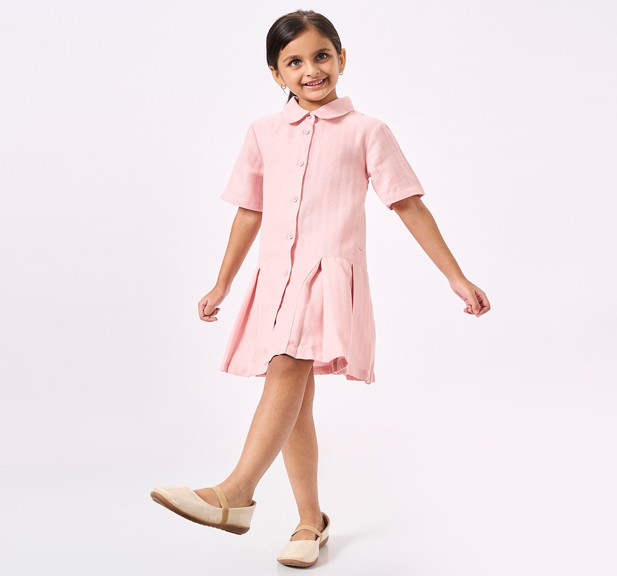Ed-a-Mamma Kids Girls Dress Pink