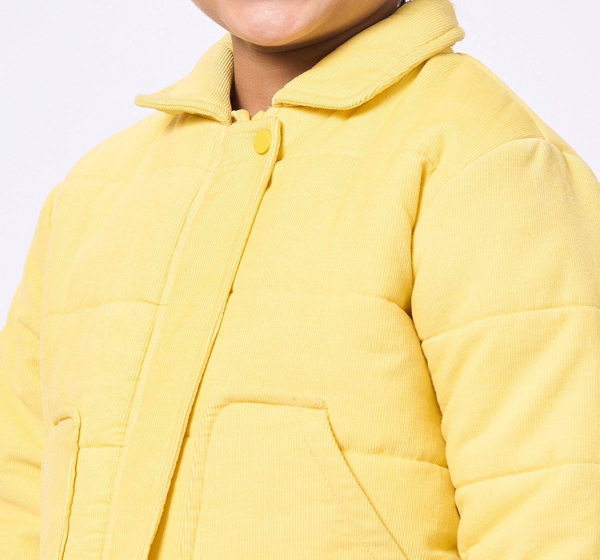ED-A-MAMMA Kids Girls Heavy Winterwear YELLOW