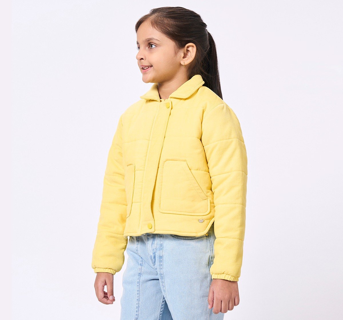 ED-A-MAMMA Kids Girls Heavy Winterwear YELLOW