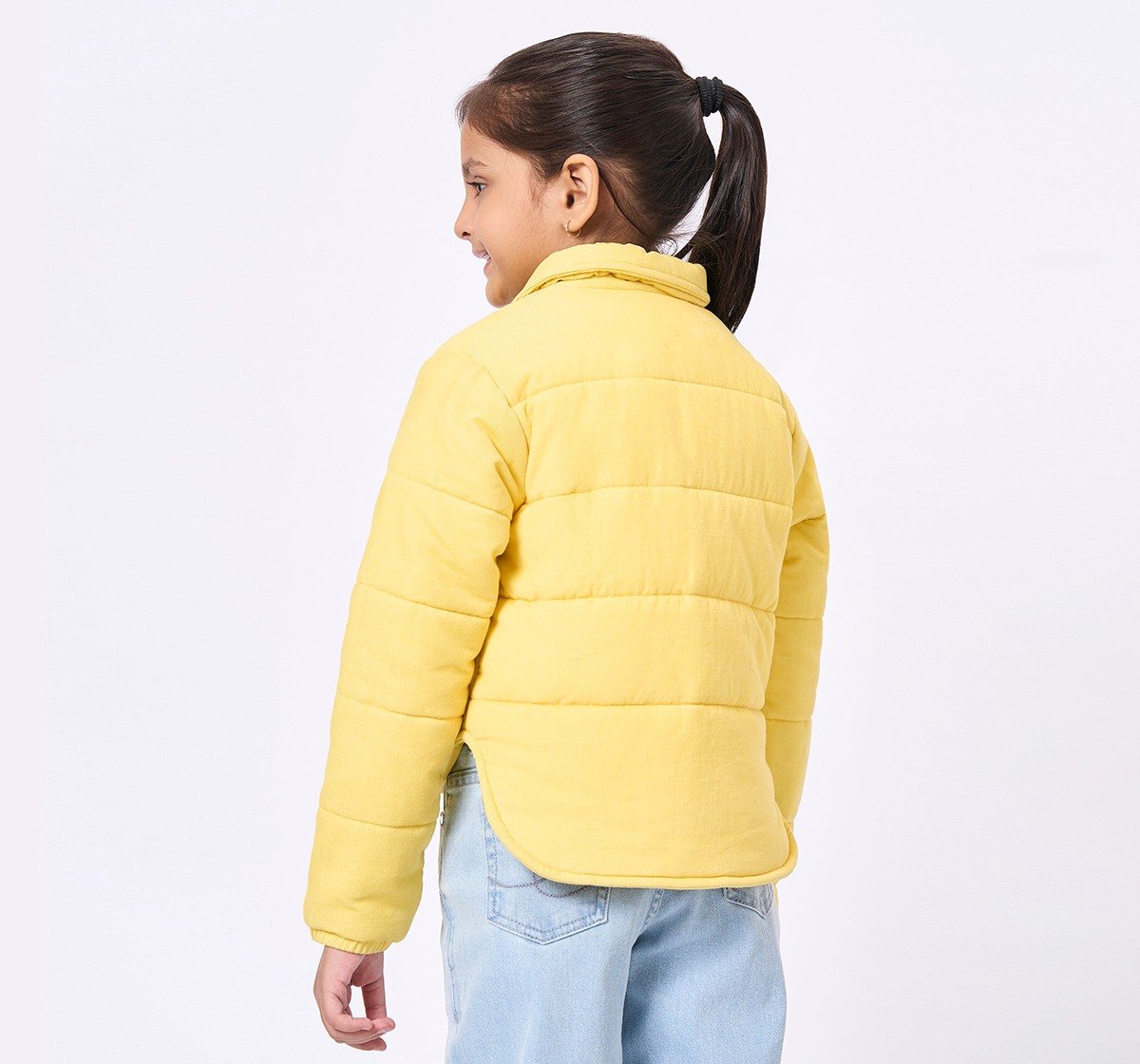 ED-A-MAMMA Kids Girls Heavy Winterwear YELLOW