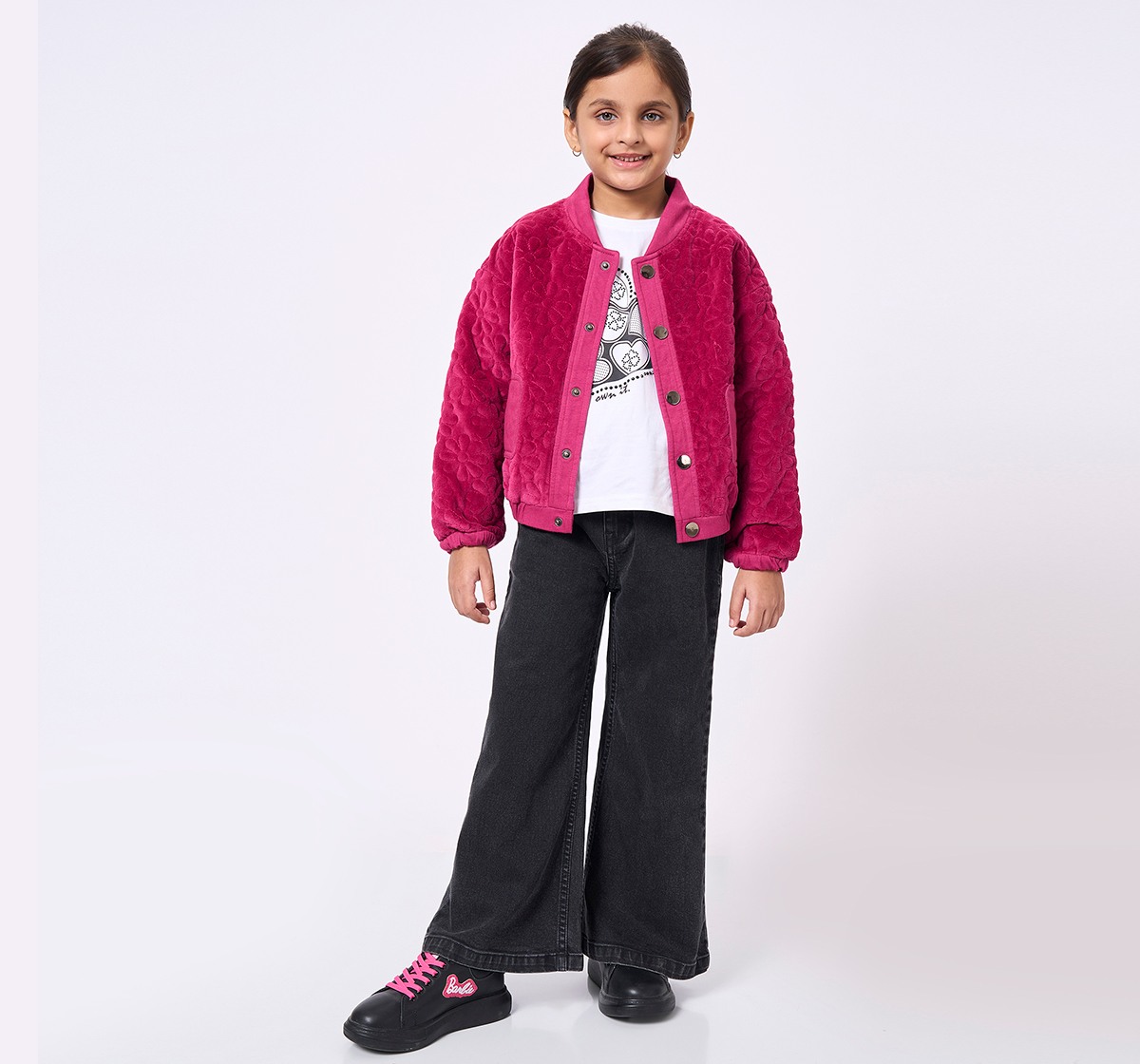 ED-A-MAMMA Kids Girls Heavy Winterwear PINK