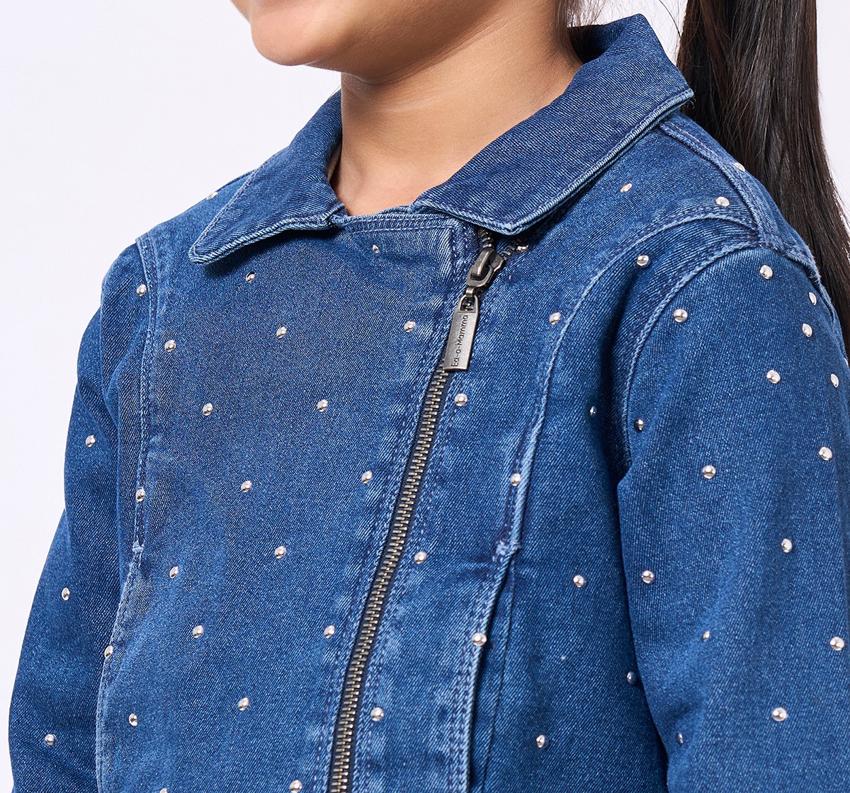 ED-A-MAMMA Kids Girls Jacket MID BLUE