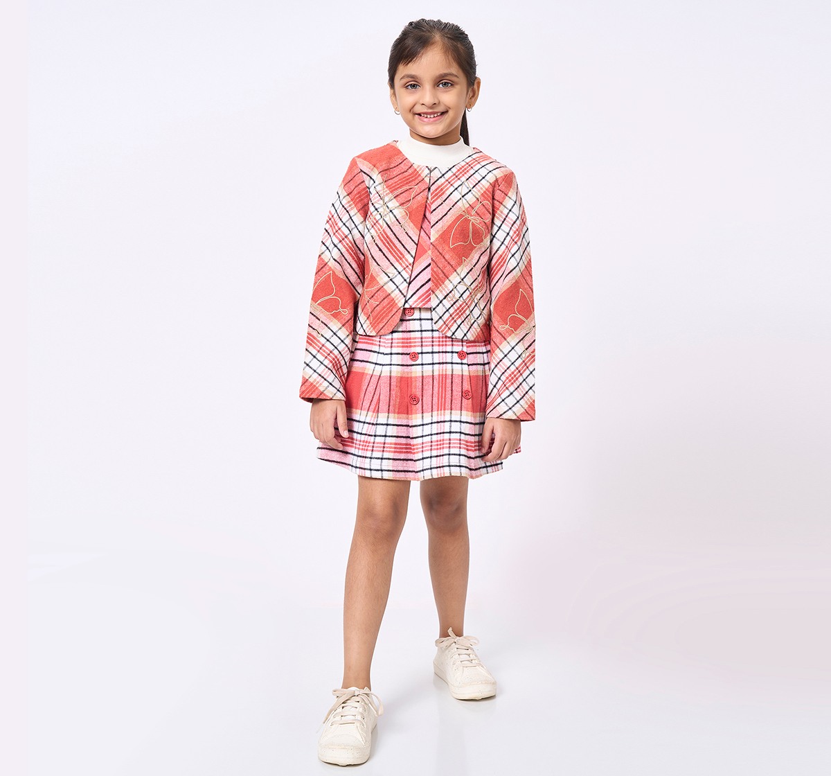 ED-A-MAMMA Kids Girls Jacket BROWN